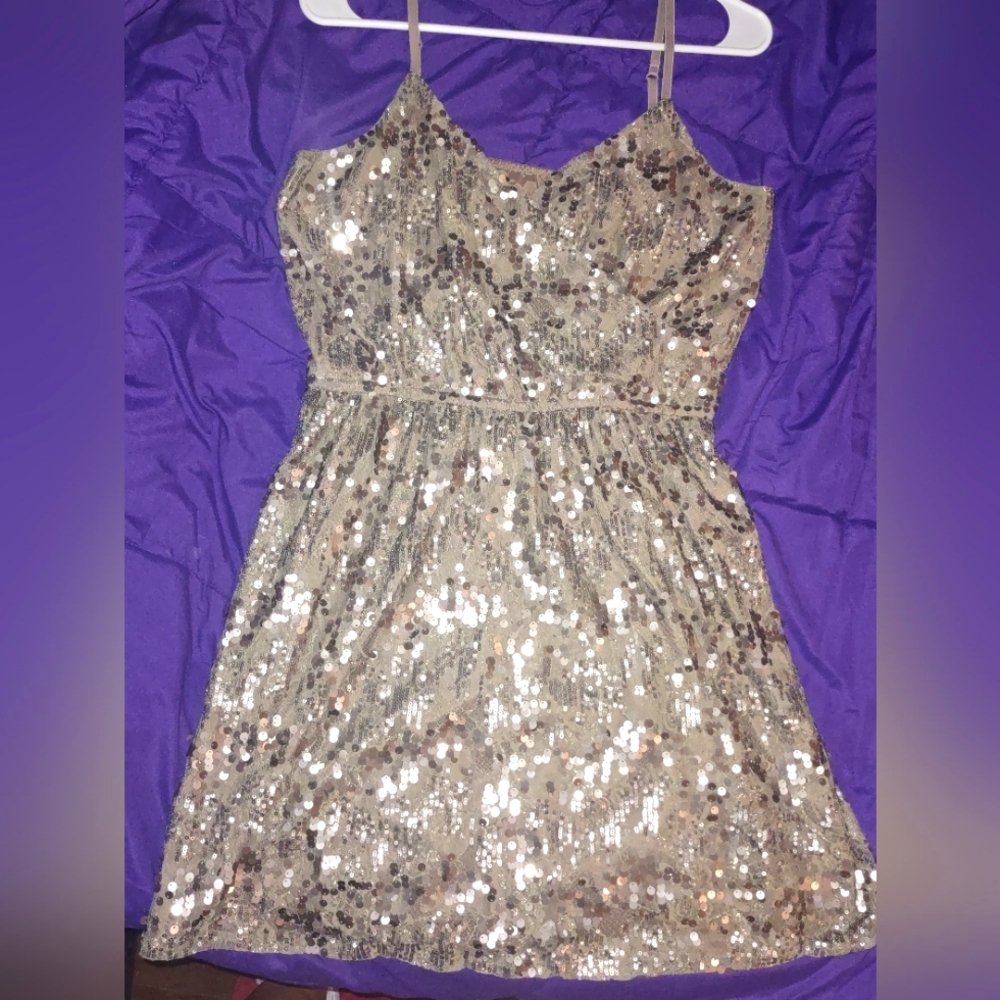Express sequence party dress
